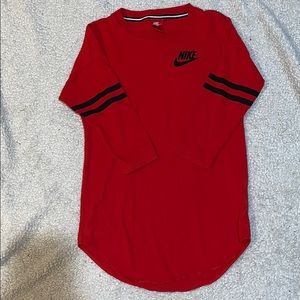 NIKE Red Crewneck
